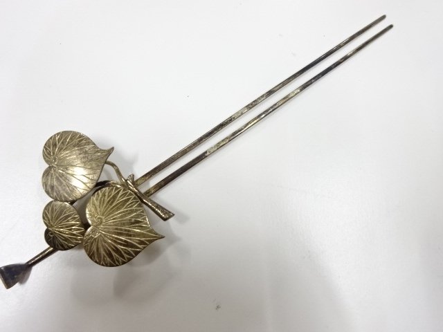 アンティーク　彫金　簪